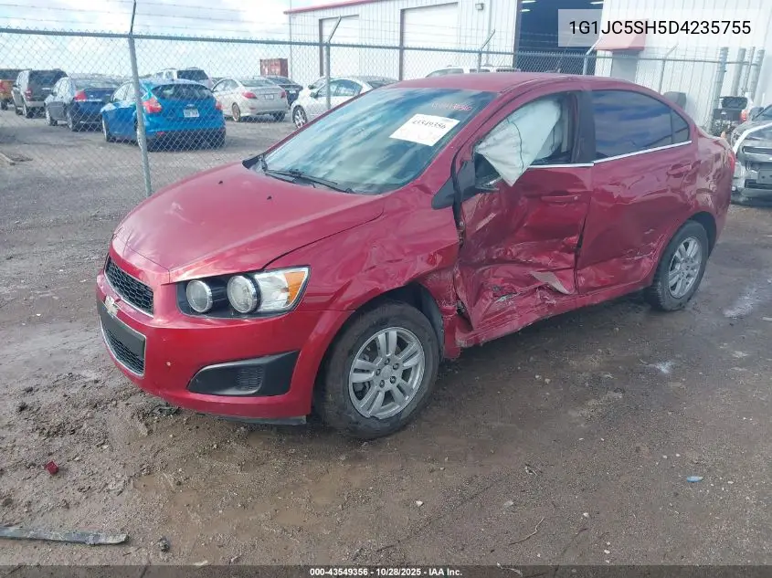 1G1JC5SH5D4235755 2013 Chevrolet Sonic Lt Auto