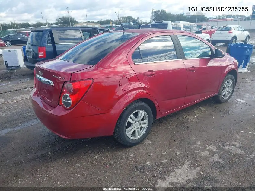 1G1JC5SH5D4235755 2013 Chevrolet Sonic Lt Auto