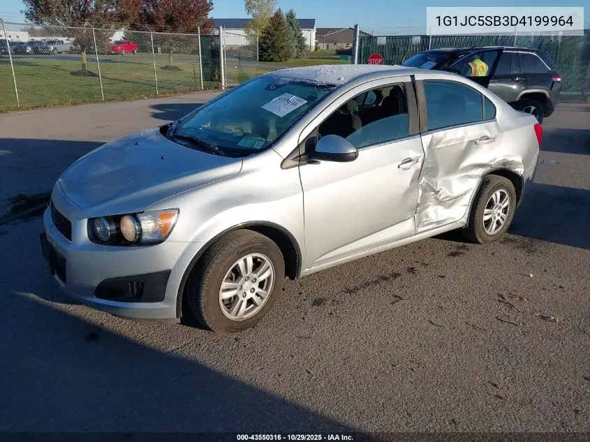 1G1JC5SB3D4199964 2013 Chevrolet Sonic Lt Auto