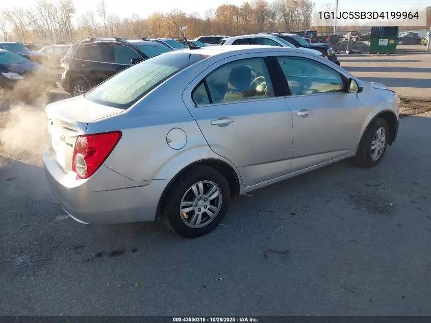 1G1JC5SB3D4199964 2013 Chevrolet Sonic Lt Auto