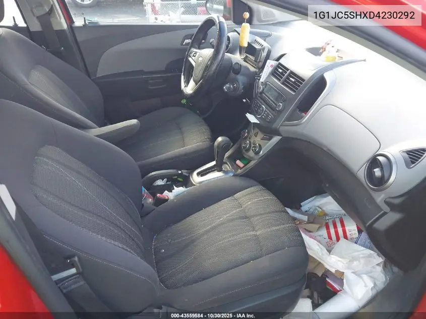 1G1JC5SHXD4230292 2013 Chevrolet Sonic Lt Auto