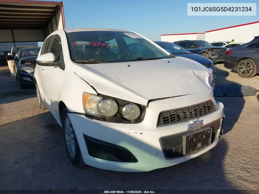 1G1JC6SG5D4231234 2013 Chevrolet Sonic Lt Auto