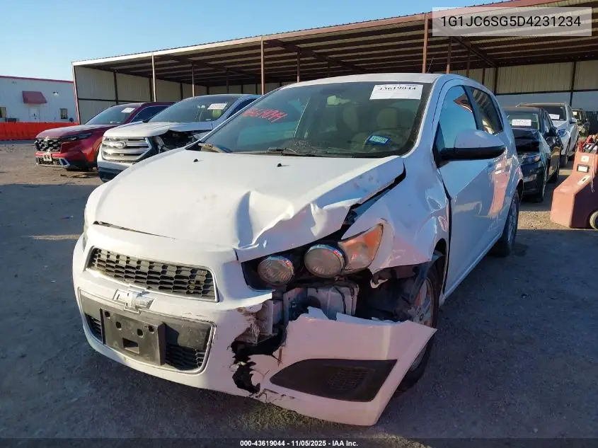 1G1JC6SG5D4231234 2013 Chevrolet Sonic Lt Auto