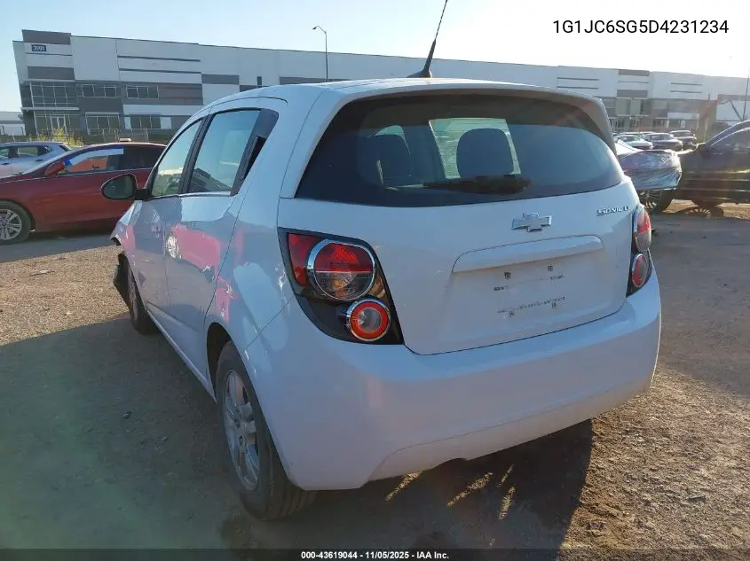 1G1JC6SG5D4231234 2013 Chevrolet Sonic Lt Auto