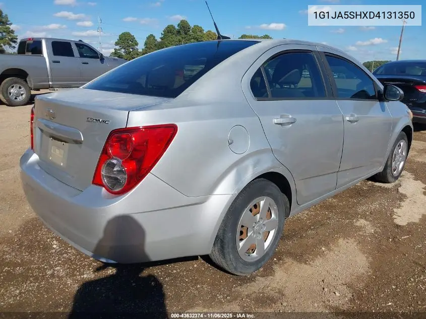1G1JA5SHXD4131350 2013 Chevrolet Sonic Ls Auto