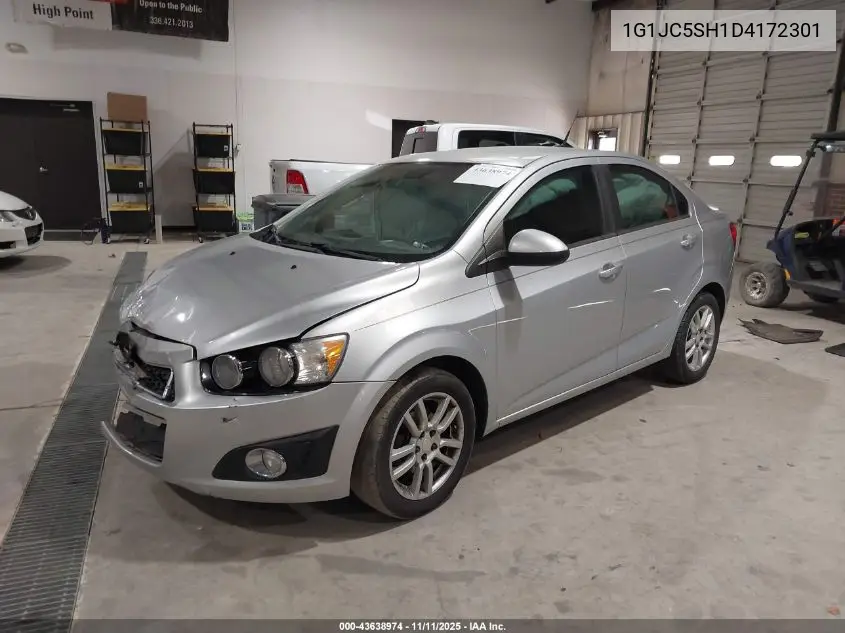 1G1JC5SH1D4172301 2013 Chevrolet Sonic Lt Auto