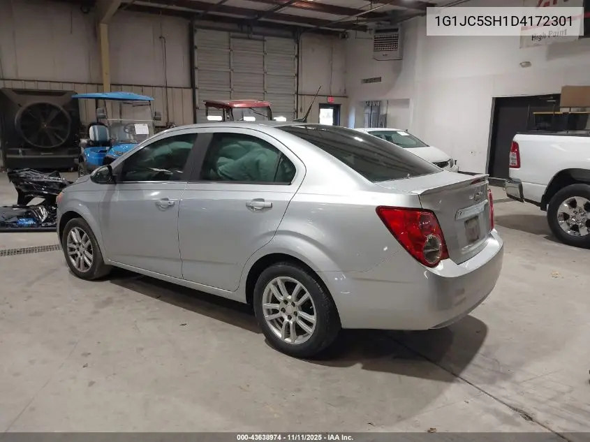 1G1JC5SH1D4172301 2013 Chevrolet Sonic Lt Auto
