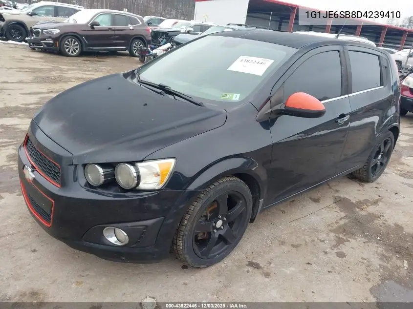 1G1JE6SB8D4239410 2013 Chevrolet Sonic Ltz Auto