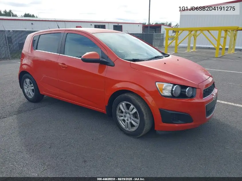 1G1JD6SB2D4191275 2013 Chevrolet Sonic Lt Manual