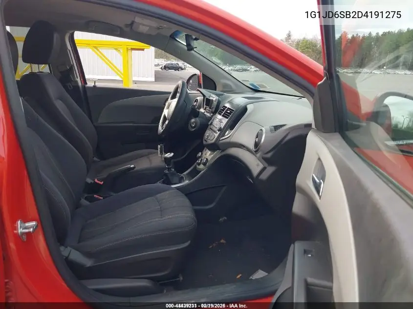 1G1JD6SB2D4191275 2013 Chevrolet Sonic Lt Manual