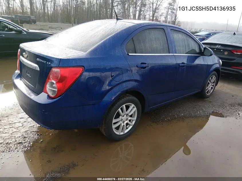 1G1JC5SH5D4136935 2013 Chevrolet Sonic Lt Auto