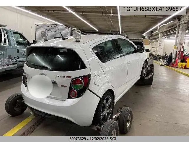 1G1JH6SBXE4139687 2014 Chevrolet Sonic Rs