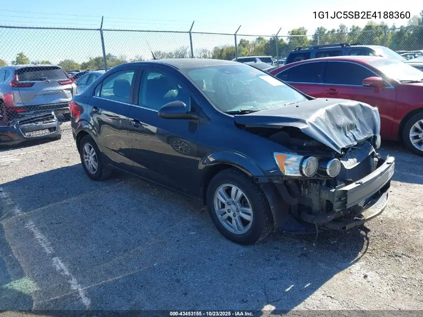 1G1JC5SB2E4188360 2014 Chevrolet Sonic Lt Auto