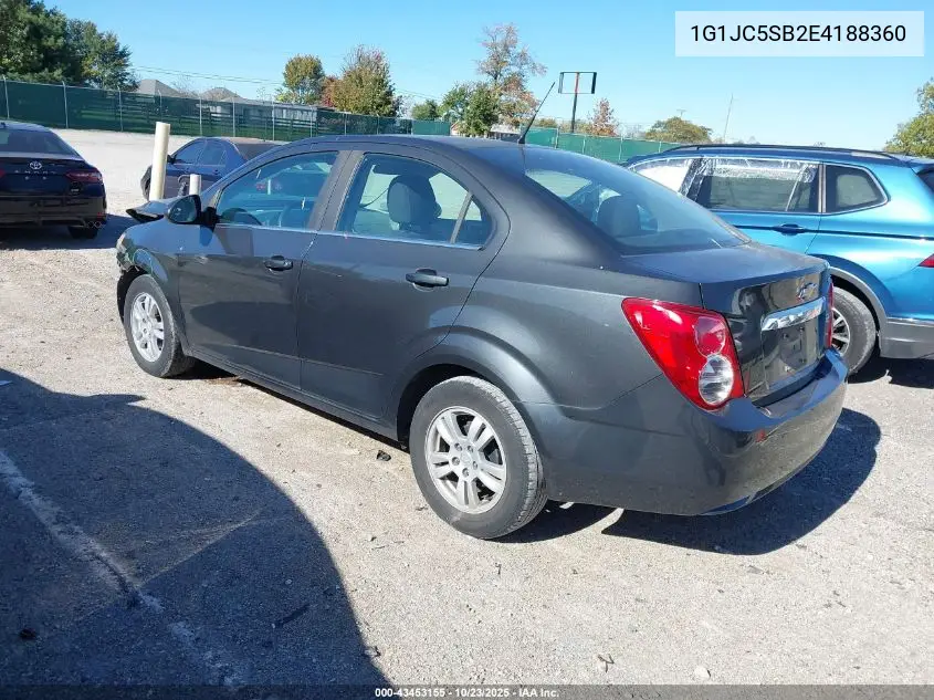 1G1JC5SB2E4188360 2014 Chevrolet Sonic Lt Auto