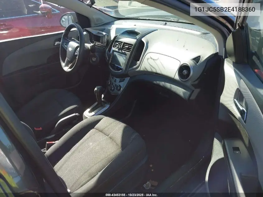 1G1JC5SB2E4188360 2014 Chevrolet Sonic Lt Auto