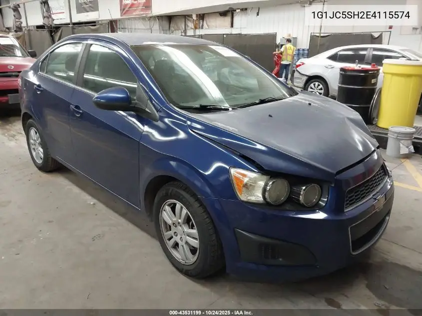 1G1JC5SH2E4115574 2014 Chevrolet Sonic Lt Auto