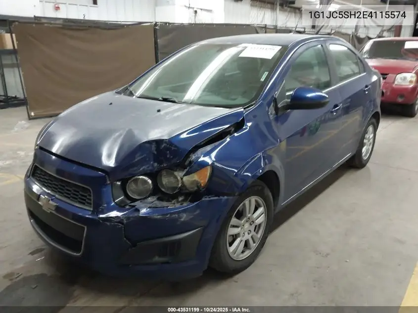 1G1JC5SH2E4115574 2014 Chevrolet Sonic Lt Auto