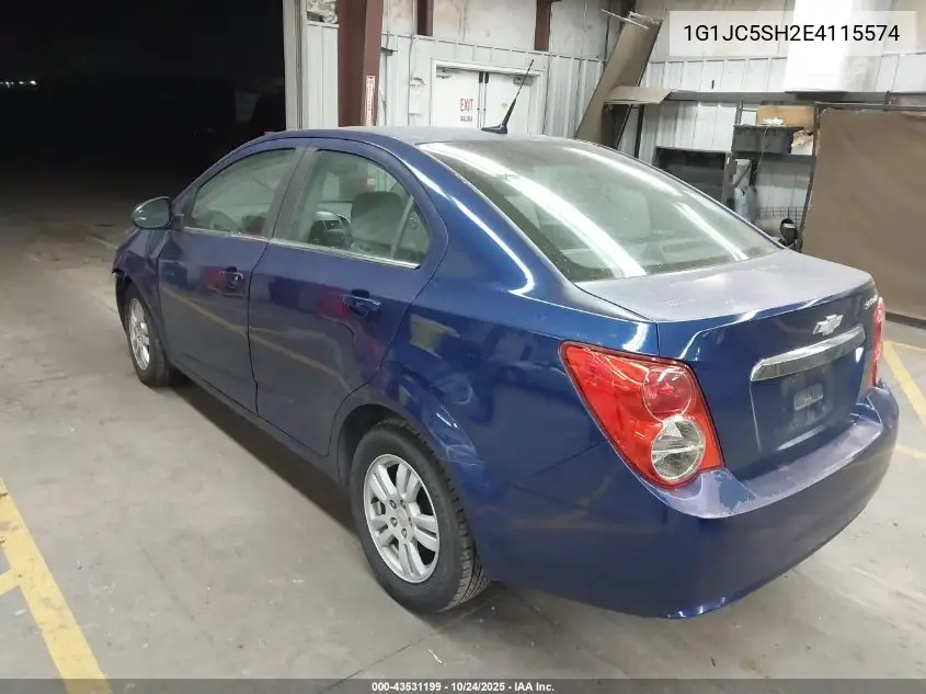 1G1JC5SH2E4115574 2014 Chevrolet Sonic Lt Auto