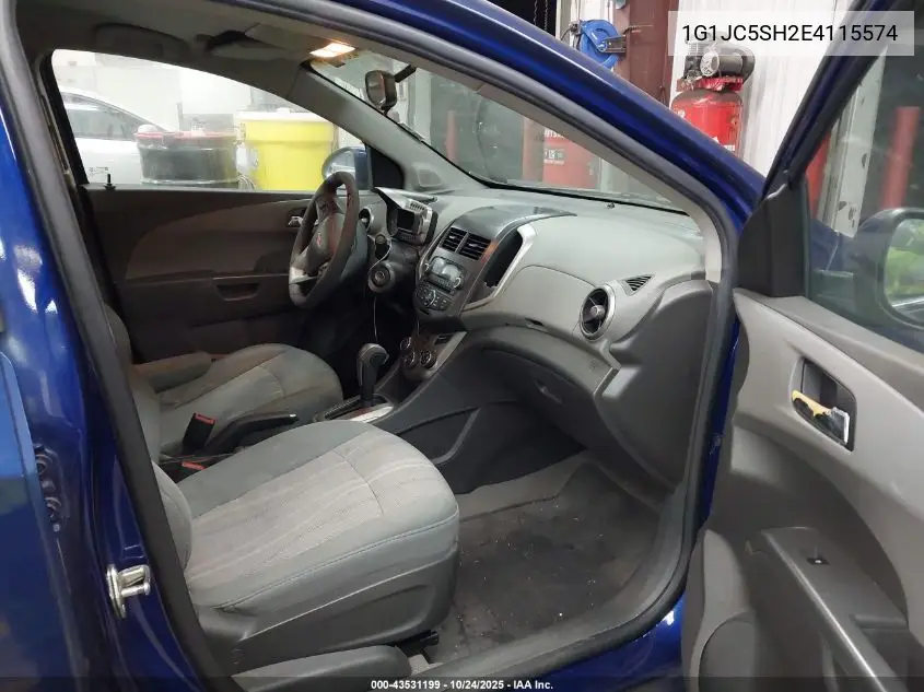1G1JC5SH2E4115574 2014 Chevrolet Sonic Lt Auto