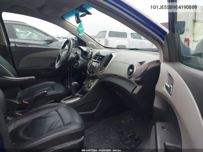 1G1JE5SB9E4190889 2014 Chevrolet Sonic Ltz Auto