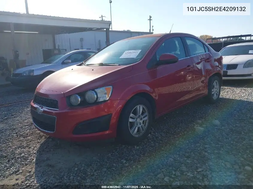 1G1JC5SH2E4209132 2014 Chevrolet Sonic Lt Auto