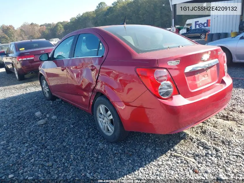 1G1JC5SH2E4209132 2014 Chevrolet Sonic Lt Auto