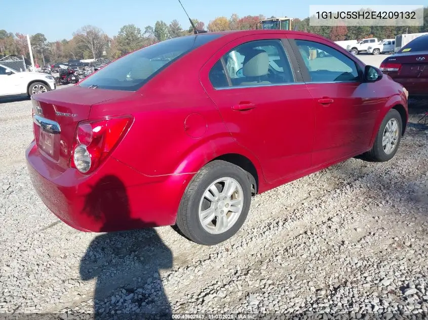 1G1JC5SH2E4209132 2014 Chevrolet Sonic Lt Auto