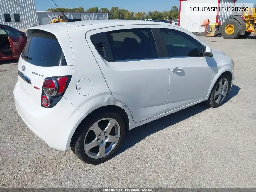1G1JE6SB1E4128750 2014 Chevrolet Sonic Ltz Auto