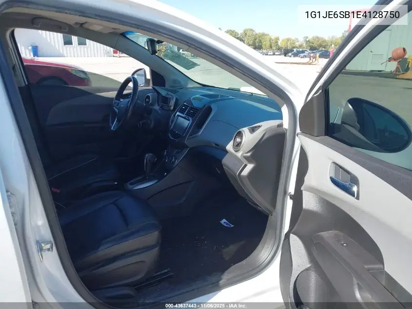 1G1JE6SB1E4128750 2014 Chevrolet Sonic Ltz Auto