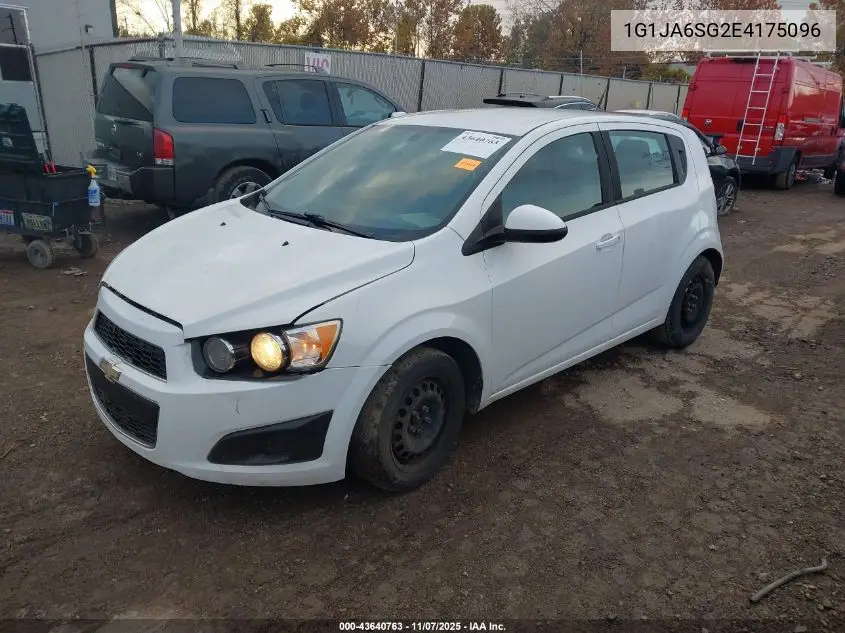 1G1JA6SG2E4175096 2014 Chevrolet Sonic Ls Auto