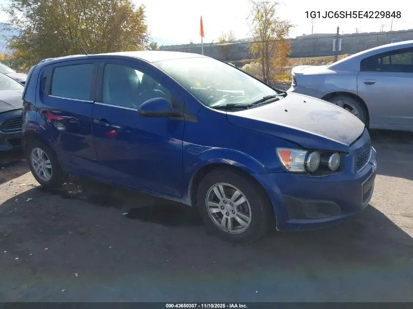 1G1JC6SH5E4229848 2014 Chevrolet Sonic Lt Auto