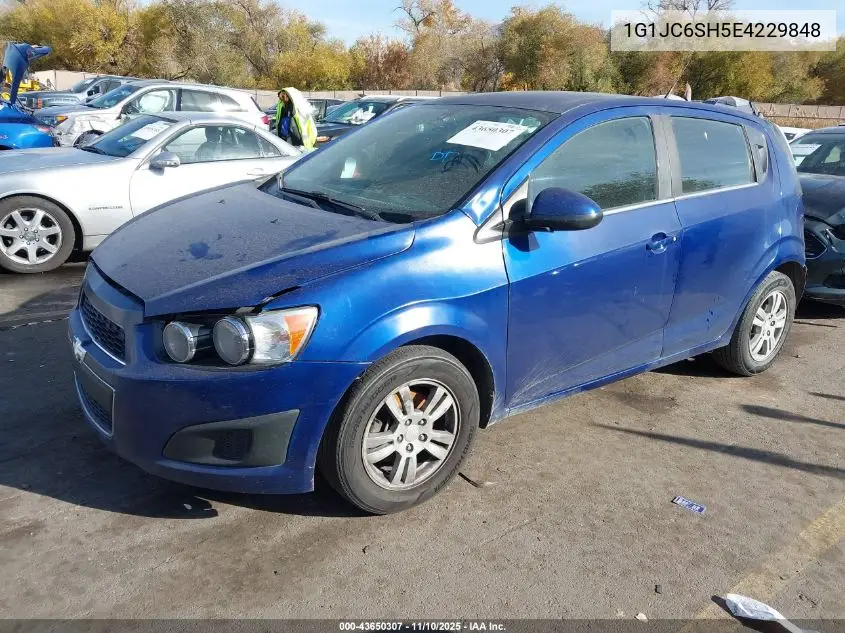 1G1JC6SH5E4229848 2014 Chevrolet Sonic Lt Auto