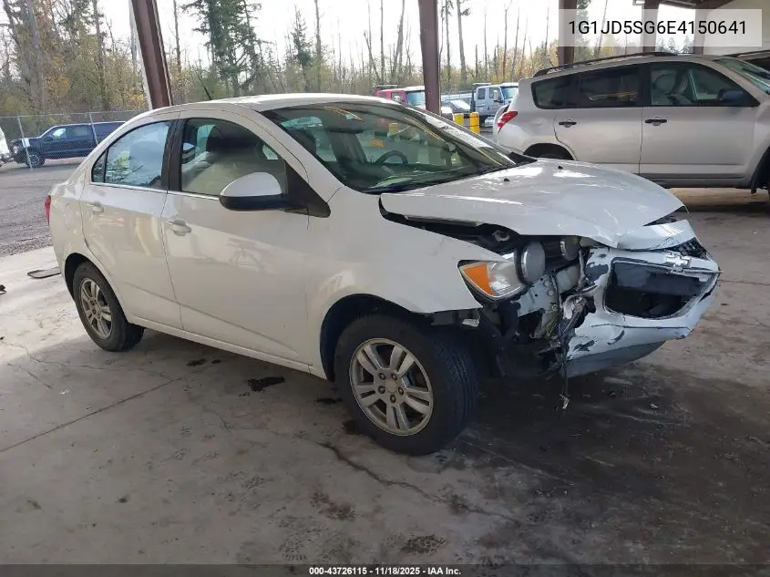 1G1JD5SG6E4150641 2014 Chevrolet Sonic Lt Manual