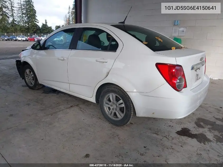 1G1JD5SG6E4150641 2014 Chevrolet Sonic Lt Manual
