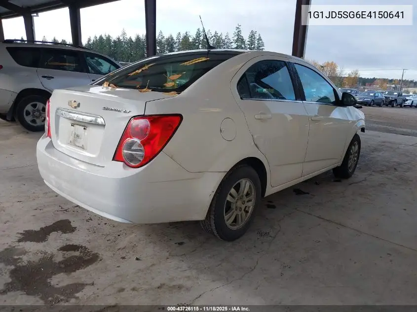 1G1JD5SG6E4150641 2014 Chevrolet Sonic Lt Manual