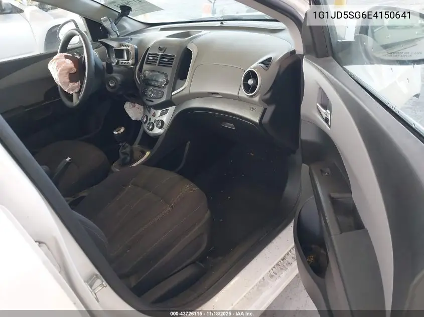 1G1JD5SG6E4150641 2014 Chevrolet Sonic Lt Manual