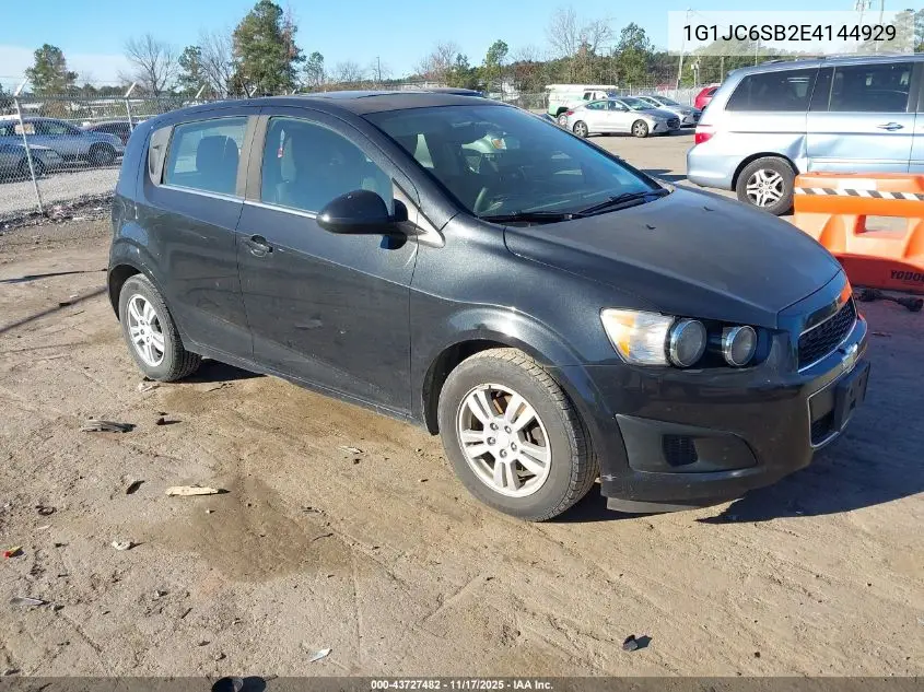 1G1JC6SB2E4144929 2014 Chevrolet Sonic Lt Auto