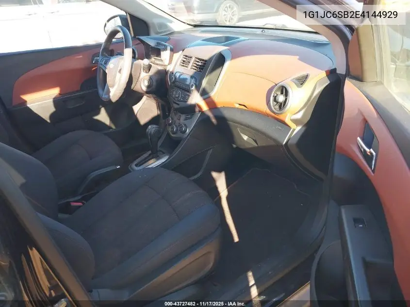 1G1JC6SB2E4144929 2014 Chevrolet Sonic Lt Auto