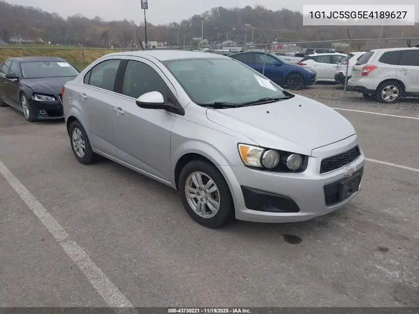 1G1JC5SG5E4189627 2014 Chevrolet Sonic Lt Auto