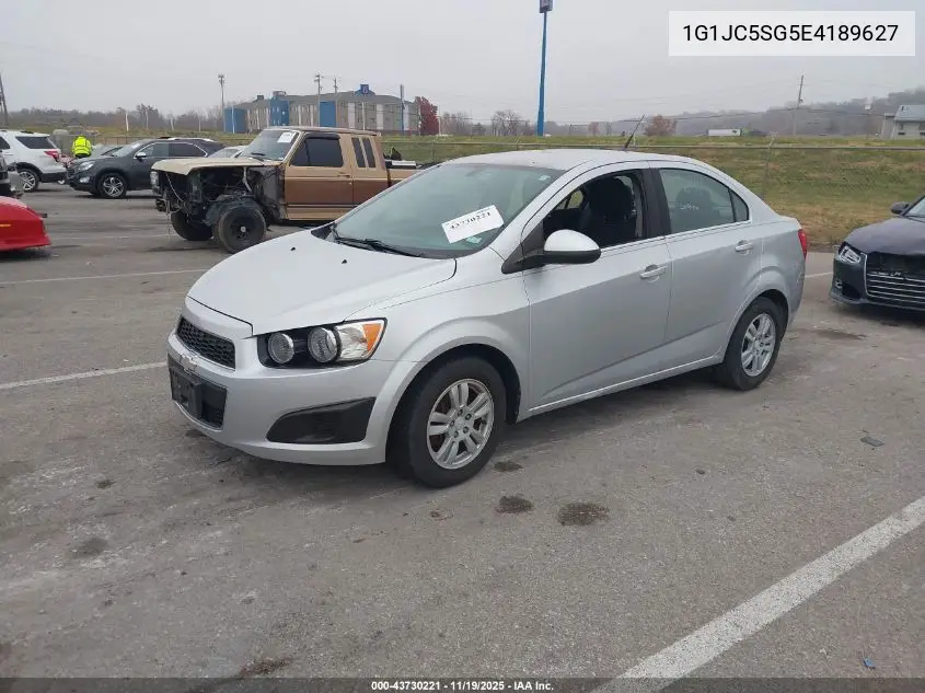 1G1JC5SG5E4189627 2014 Chevrolet Sonic Lt Auto