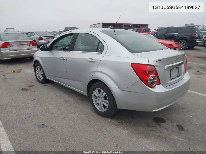 1G1JC5SG5E4189627 2014 Chevrolet Sonic Lt Auto