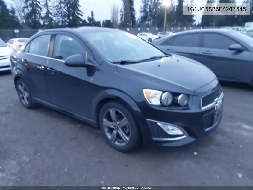 1G1JG5SB6E4207545 2014 Chevrolet Sonic Rs Auto