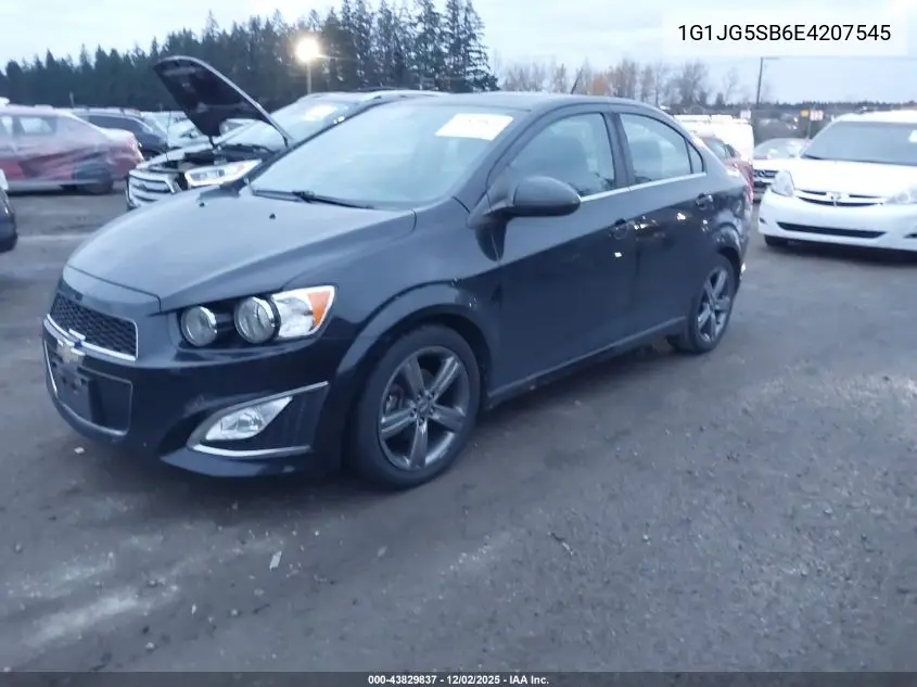 1G1JG5SB6E4207545 2014 Chevrolet Sonic Rs Auto