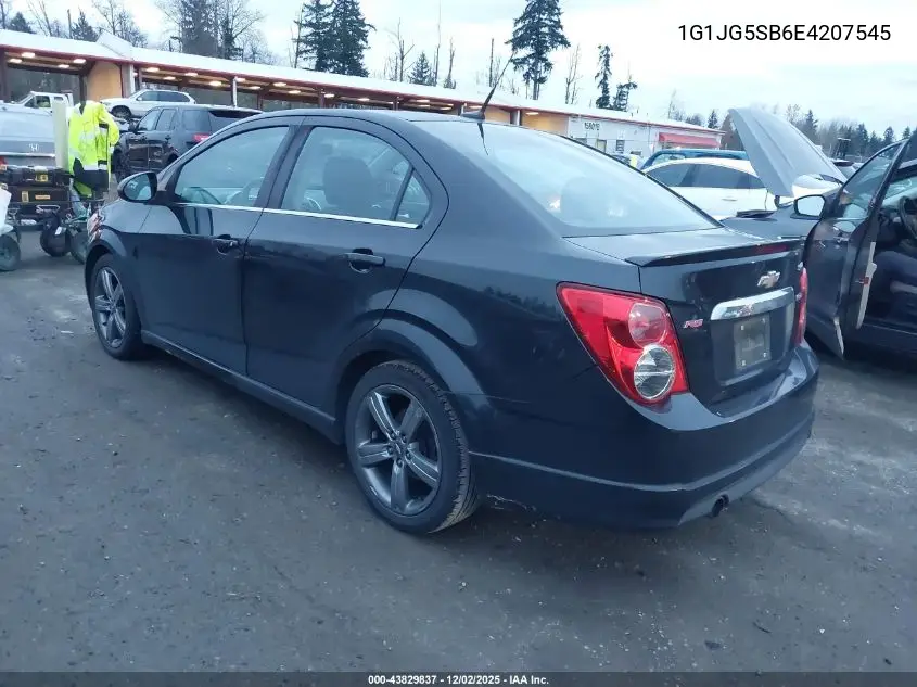 1G1JG5SB6E4207545 2014 Chevrolet Sonic Rs Auto