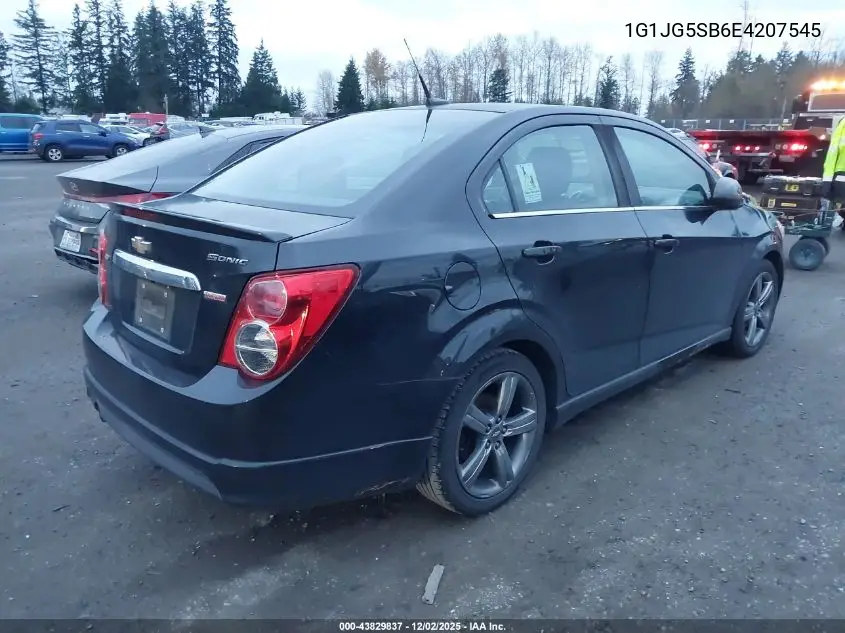 1G1JG5SB6E4207545 2014 Chevrolet Sonic Rs Auto