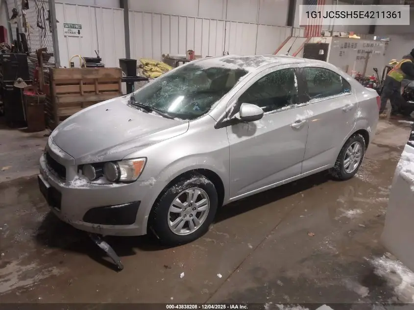 1G1JC5SH5E4211361 2014 Chevrolet Sonic Lt Auto