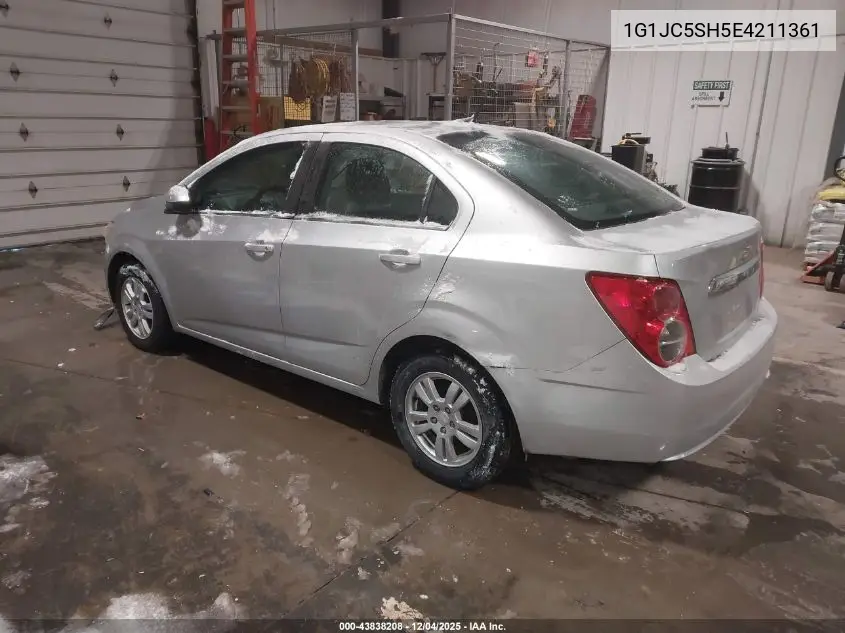 1G1JC5SH5E4211361 2014 Chevrolet Sonic Lt Auto