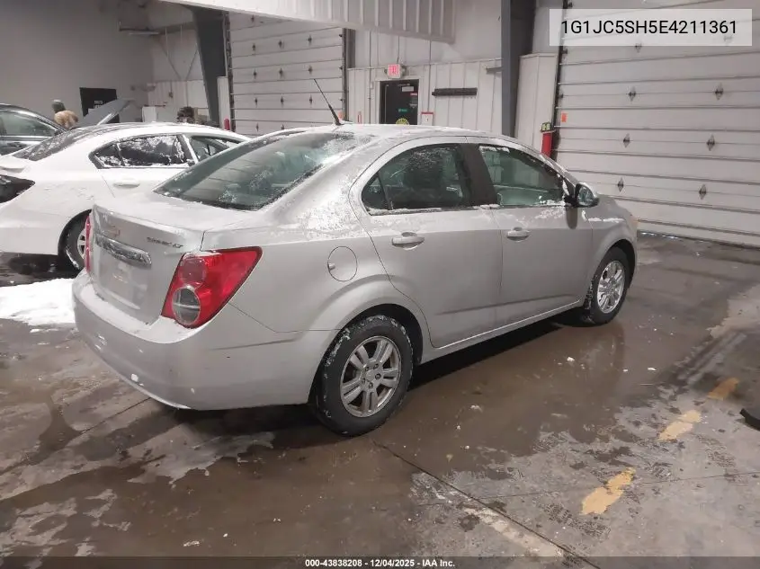 1G1JC5SH5E4211361 2014 Chevrolet Sonic Lt Auto