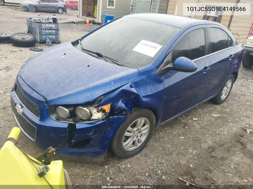 1G1JC5SG9E4149566 2014 Chevrolet Sonic Lt Auto
