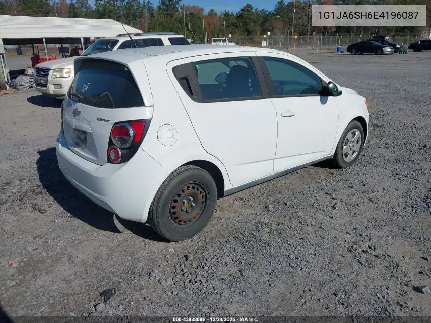 1G1JA6SH6E4196087 2014 Chevrolet Sonic Ls Auto